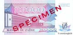 20000 Zaïres Spécimen ZAIRE 1991 P.39s XF+