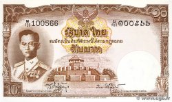 10 Baht THAILAND 1953 P.076d