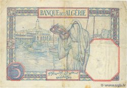 5 Francs TUNISIE 1933 P.08a TTB