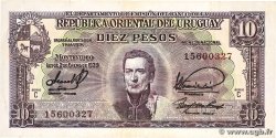 10 Pesos URUGUAY 1939 P.037c