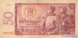 50 Korun TCHÉCOSLOVAQUIE 1964 P.090d B