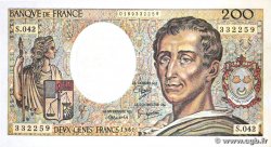 200 Francs MONTESQUIEU Faux FRANCIA 1981 F.70.00x BB