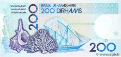 200 Dirhams MAROC 1987 P.66b SUP+