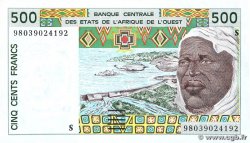 500 Francs WEST AFRICAN STATES 1998 P.910Sc
