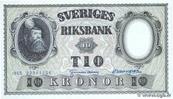 10 Kronor SUÈDE 1955 P.43c