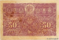 50 Cents MALAYA 1941 P.10b TB