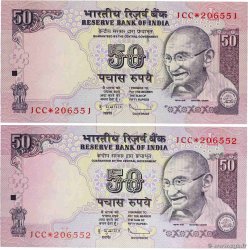 50 Rupees Remplacement INDIA 2011 P.097xr UNC-