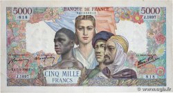 5000 Francs EMPIRE FRANÇAIS FRANCE 1946 F.47.50