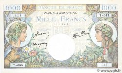 1000 Francs COMMERCE ET INDUSTRIE FRANCE 1944 F.39.11