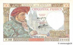 50 Francs JACQUES CŒUR FRANCE 1941 F.19.17