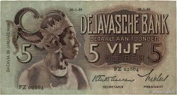 5 Gulden INDIAS NEERLANDESAS 1939 P.078b MBC
