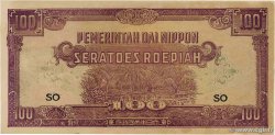 100 Roepiah NETHERLANDS INDIES 1944 P.126b UNC-
