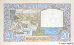 20 Francs TRAVAIL ET SCIENCE FRANCE 1939 F.12.01 SUP
