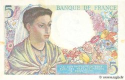 5 Francs BERGER FRANCE 1943 F.05.02 TTB+