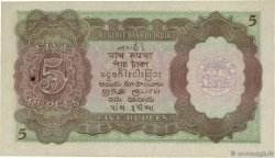 5 Rupees INDIA 1937 P.018a AU