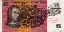 5 Dollars Spécimen AUSTRALIA 1969 P.39s1 EBC+