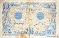 20 Francs BLEU FRANCE 1912 F.10.02