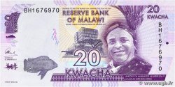 20 Kwacha MALAWI 2017 P.63d UNC-