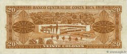 20 Colones COSTA RICA 1968 P.231a VF-