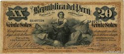 20 Soles PERú 1879 P.006 RC+