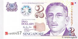 2 Dollars SINGAPORE 2000 P.45 UNC-