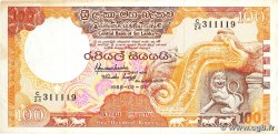 100 Rupees SRI LANKA 1988 P.099b VF