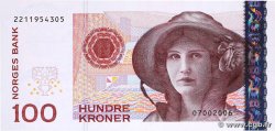 100 Kroner NORVÈGE 2006 P.49c VZ+