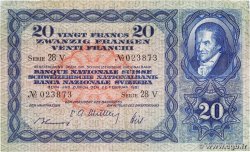 20 Francs SUISSE 1951 P.39s