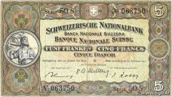 5 Francs SUISSE 1951 P.11o
