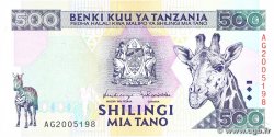 500 Shilingi TANZANIA 1997 P.30 FDC