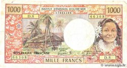 1000 Francs TAHITI 1985 P.27d VG