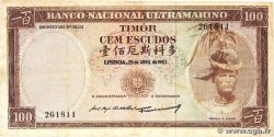 100 Escudos TIMOR 1963 P.28a F