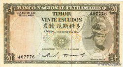 20 Escudos TIMOR 1967 P.26a F