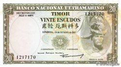 20 Escudos TIMOR 1967 P.26a SPL