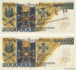 5000000 Zlotych - Reproduction Lot POLOGNE 1995 P.- NEUF