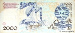 2000 Escudos PORTUGAL 1992 P.186c F+