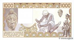 1000 Francs WEST AFRICAN STATES 1986 P.707Kg AU
