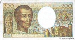 200 Francs MONTESQUIEU FRANCIA 1985 F.70.05 BC