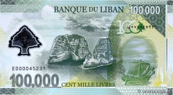 100000 Livres LEBANON 2020 P.099 UNC