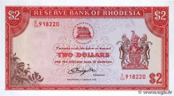 2 Dollars RHODESIA 1976 P.35a