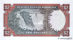2 Dollars RHODESIA 1976 P.35a AU