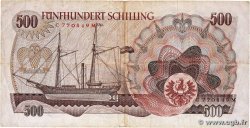 500 Schilling AUSTRIA 1965 P.139a F+