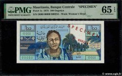 100 Ouguiya Spécimen MAURITANIA 1973 P.01s UNC-