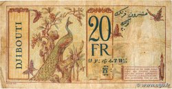 20 Francs DJIBOUTI 1936 P.07B F