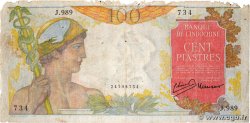100 Piastres FRENCH INDOCHINA 1947 P.082a