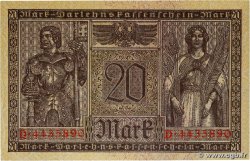20 Mark GERMANY 1918 P.057 AU+