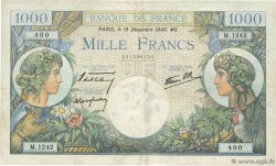 1000 Francs COMMERCE ET INDUSTRIE FRANCE 1940 F.39.03