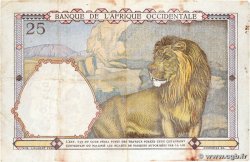 25 Francs FRENCH WEST AFRICA (1895-1958) 1939 P.22 F+