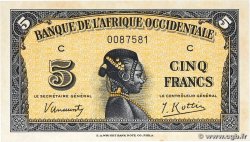 5 Francs FRENCH WEST AFRICA (1895-1958) 1942 P.28a