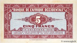 5 Francs FRENCH WEST AFRICA (1895-1958) 1942 P.28a UNC-